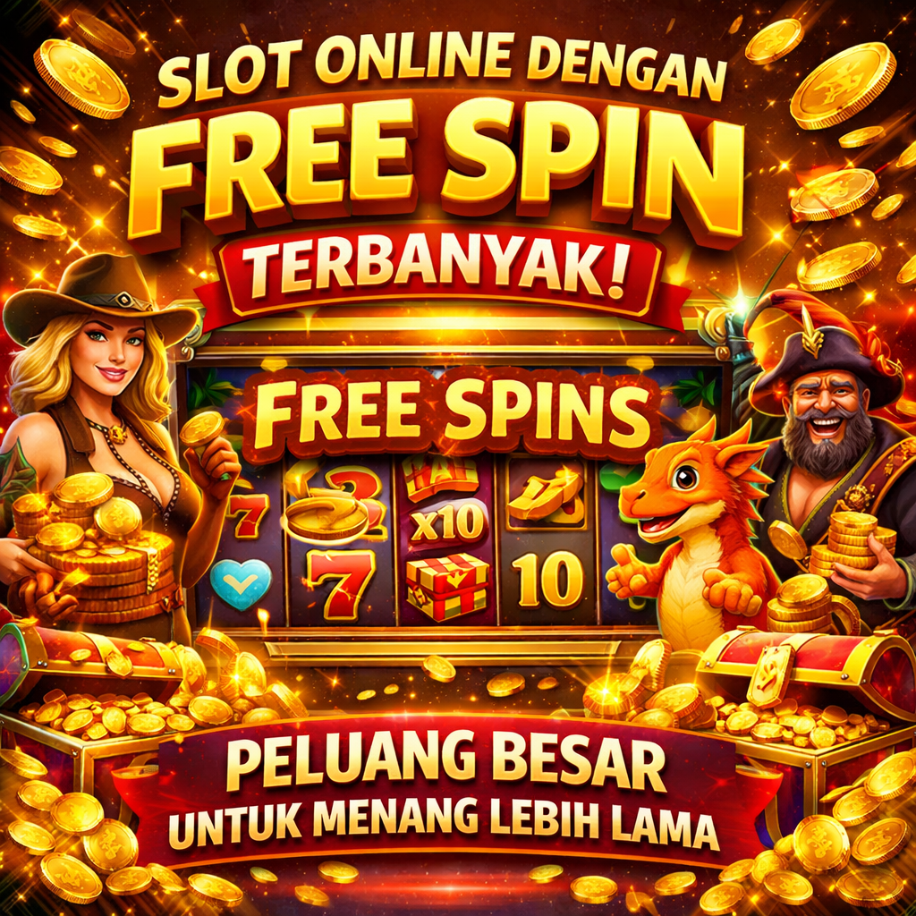 Slot Online dengan Free Spin Terbanyak: Peluang Besar untuk Menang Lebih Lama